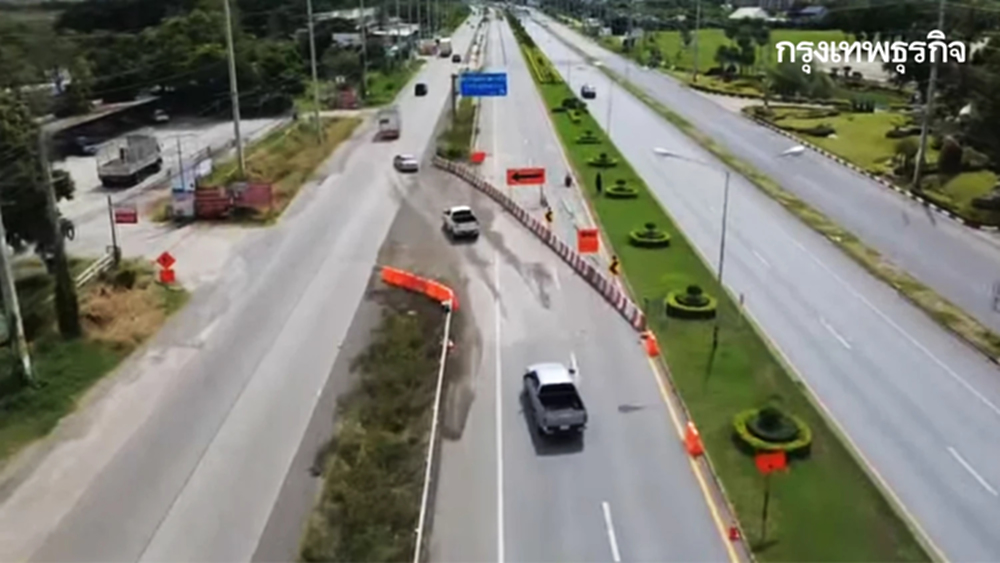 กระทบทุกคน ปิดถนนมิตรภาพ 2 เดือน เบี่ยงจราจร เข้า กทม. งานสร้างถนน