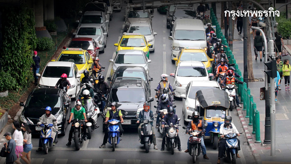 ปรับเส้นทางเดินรถใหม่ ใจกลางกรุงเทพ ถนนพระราม 1 รอบสี่แยกปทุมวัน