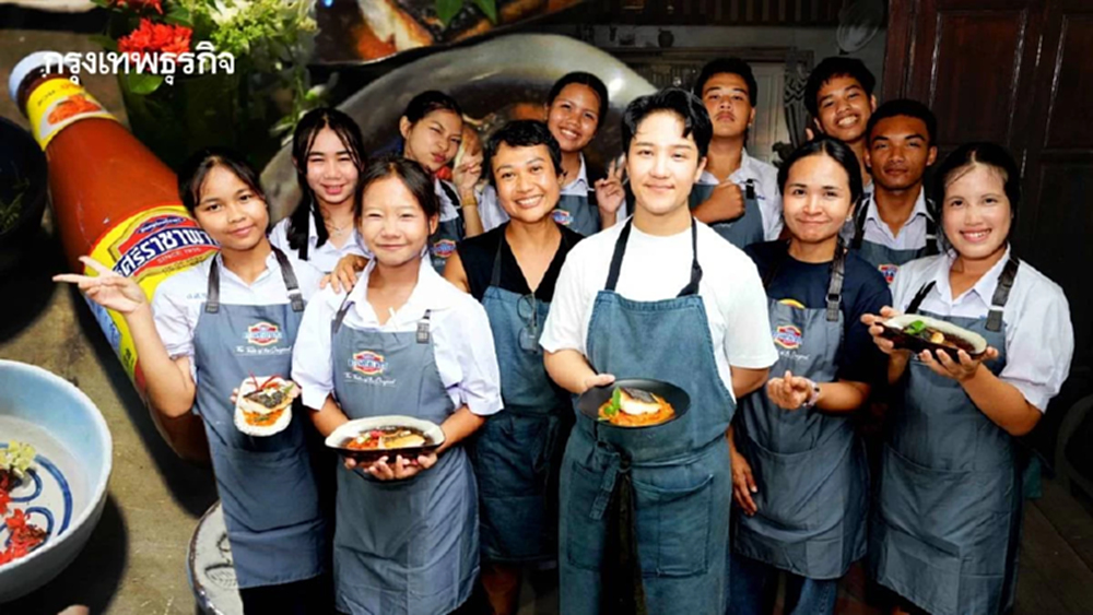 ซอสพริกศรีราชาพานิช ชูโรงเรียนทำอาหาร 0 บาท เชื่อมโยงความยั่งยืนด้วยรสชาติ