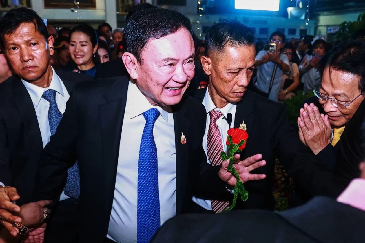 'ทักษิณ' ไม่เครียดสืบพยานคดี ม.112 ปากแรก ปอท.เบิกความ