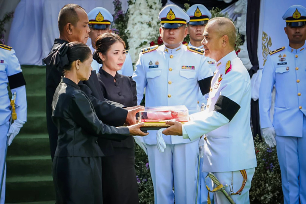 พระราชทานเพลิงศพ สมเกียรติทหารกล้าสละชีพเพื่อชาติ ชายแดนไทย-กัมพูชา