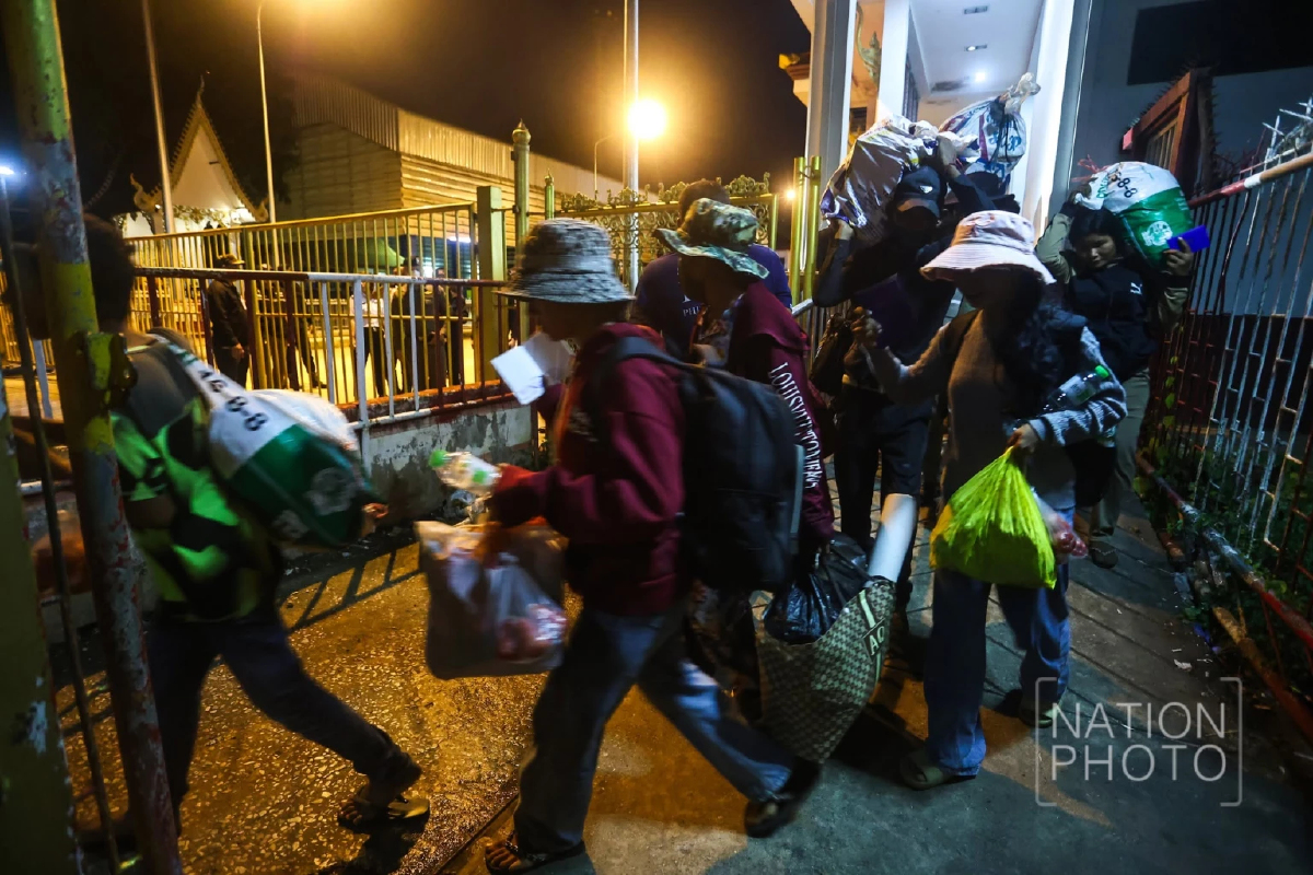 แรงงานเขมรไม่กลับ ขออยู่ต่อไม่สน 'ฮุน เซน' ปมชายแดนไทย-กัมพูชา