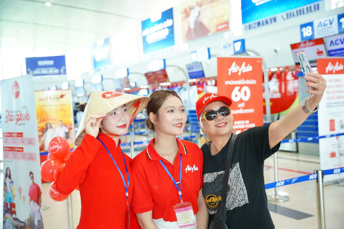 ‘ไทยแอร์เอเชีย’ เริ่มบินเส้นทางใหม่ กรุงเทพฯ-ไฮฟอง หนุนบินตรงสู่ ‘เวียดนาม’ มากที่สุด