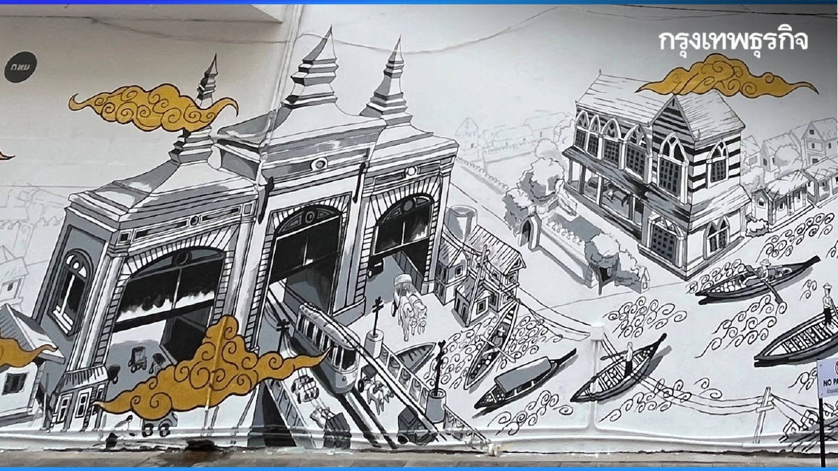 6 พิกัดสตรีทอาร์ตชุดใหม่ริมคลองโอ่งอ่าง เฟส2 เปิดประวัติสามยอด