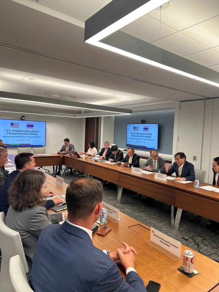 ‘พิชัย’ พบสมาคมผู้ส่งออกธัญพืชสหรัฐฯ ถกการค้าเกษตรเพิ่ม