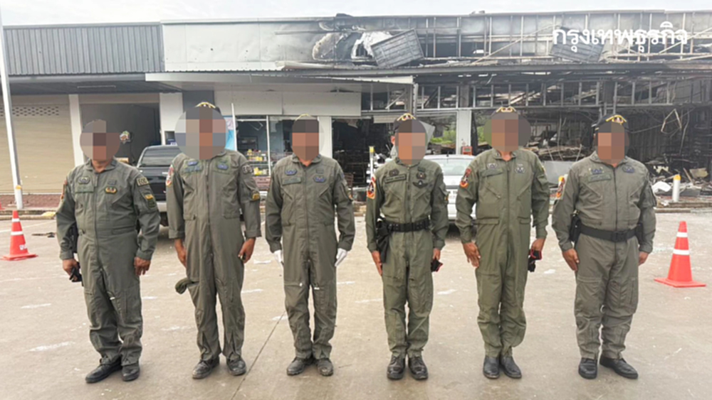 จรวดค้างปั๊ม ปตท. กันทรลักษ์ ยังเข้าเก็บกู้ไม่ได้ ศพติดข้างใน