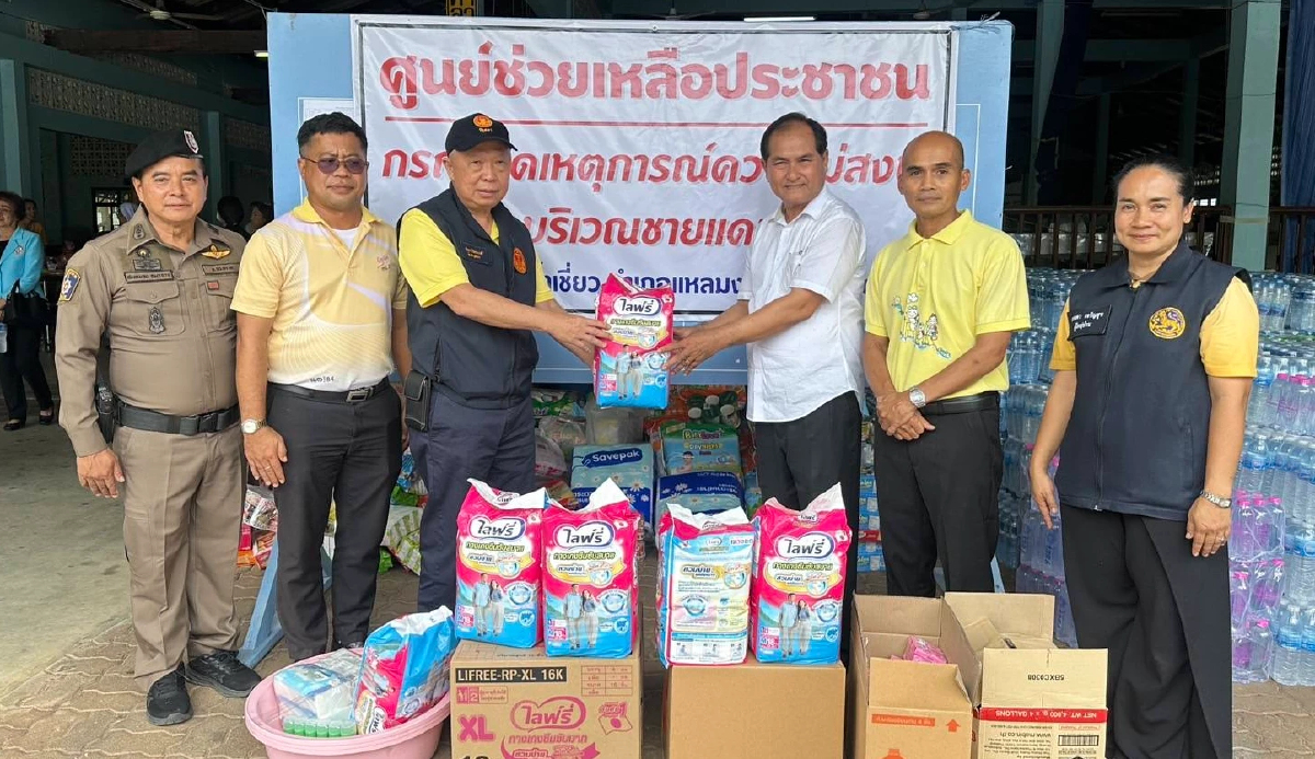 วุฒิสภาลงพื้นที่ ให้กำลังใจชาวตราด ที่ได้รับผลกระทบเหตุชายแดน