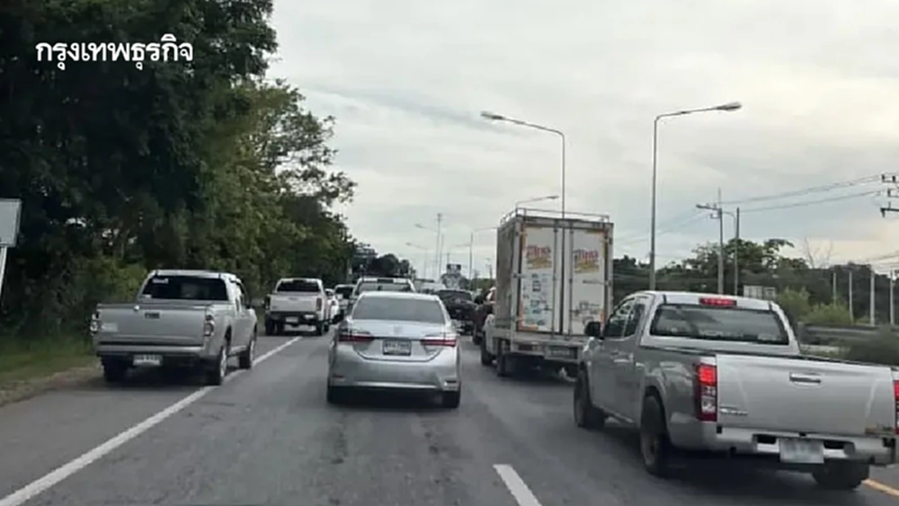 วันหยุดสุดท้าย! ถนนมิตรภาพ-พระราม 2 ขาเข้า กทม. รถติดหนักหน่วง