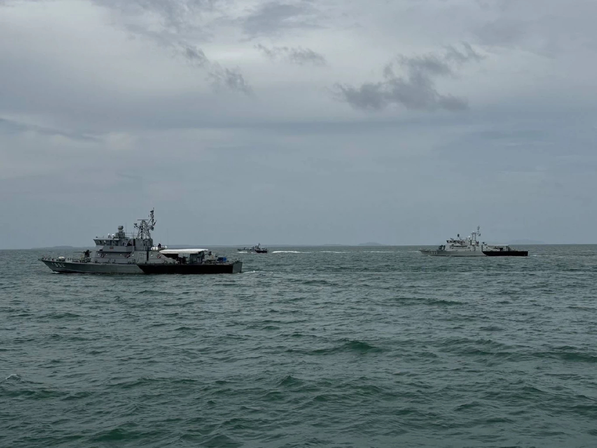 ทร.ส่ง หมวดเรือเฉพาะกิจ 4 ลำ  ประจำ 'เกาะกูด' ยิงสนับสนุนกำลังทางบก ภายใน 1 นาที