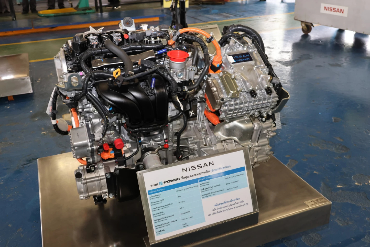 นิสสัน มอบเครื่องยนต์ อี-พาวเวอร์ สนับสนุนพัฒนาทักษะเยาวชน