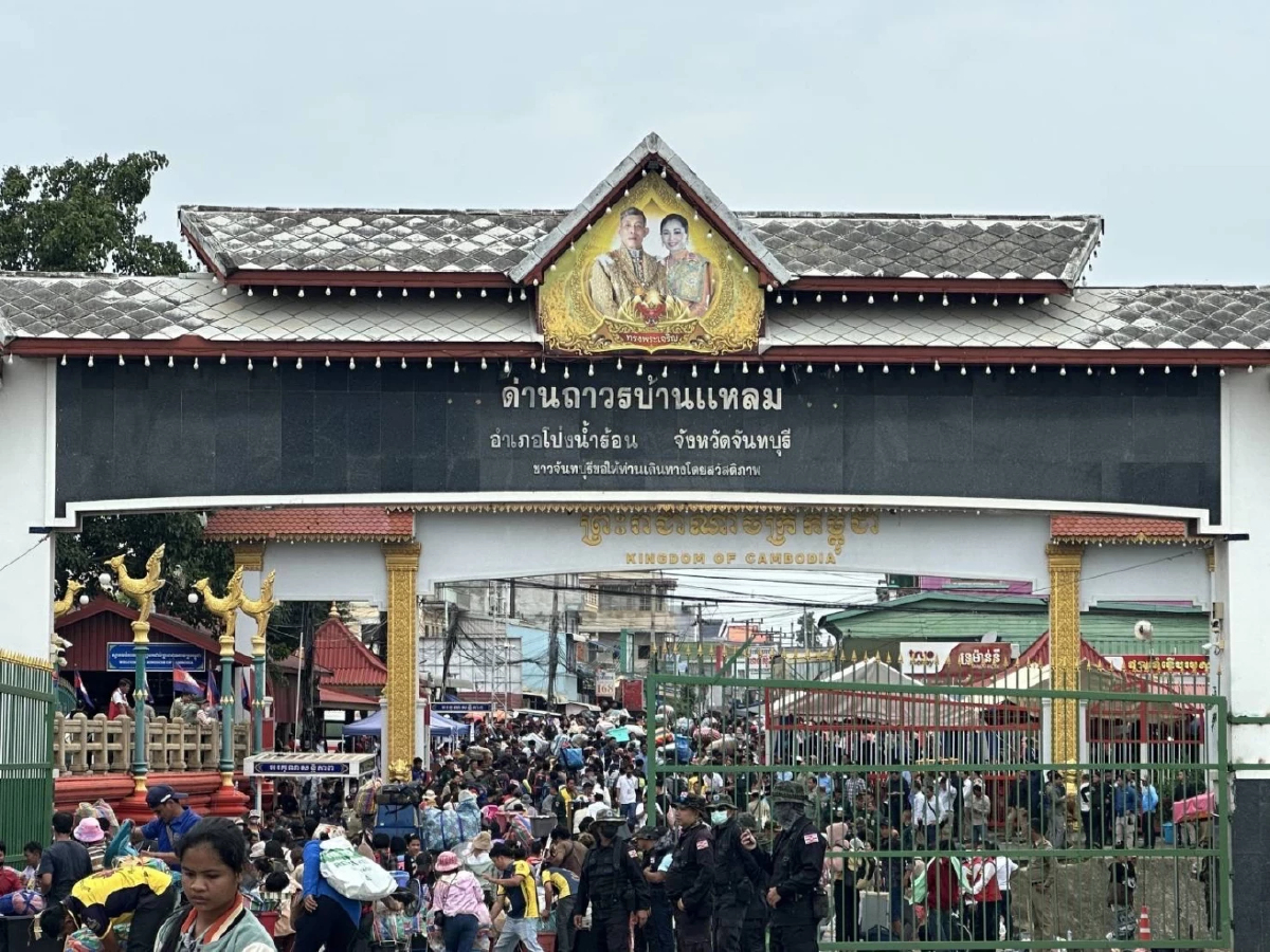 ชาวกัมพูชา ทะลักด่าน จันทบุรี-ตราด กลับประเทศ 17,000-20,000 คน