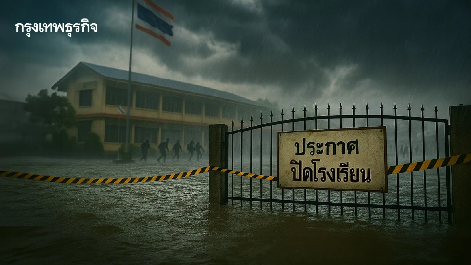 'พายุวิภา' ถล่มไทย ศธ. ไฟเขียว ปิดโรงเรียนพื้นที่เสี่ยงทันที