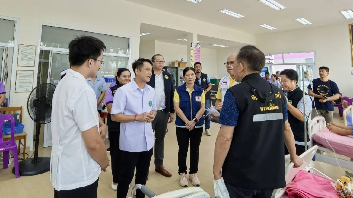 ‘จิรพงษ์’ ควง สส.พท. เยี่ยม รพ. รองรับบริการ ปชช. จากเหตุปะทะชายแดนกัมพูชา