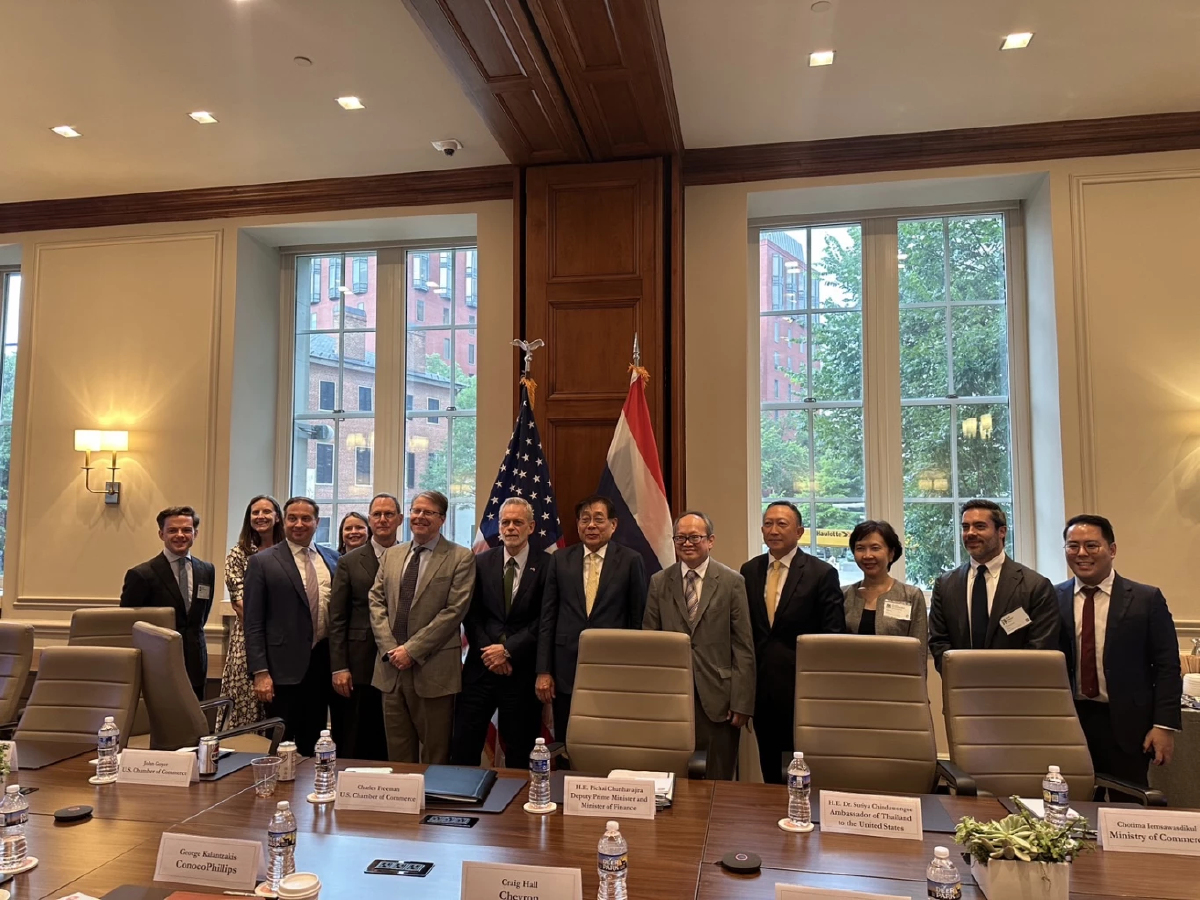'พิชัย' นำทีมไทยแลนด์ลุยภารกิจแรกในสหรัฐถก 'หอการค้าอเมริกา'