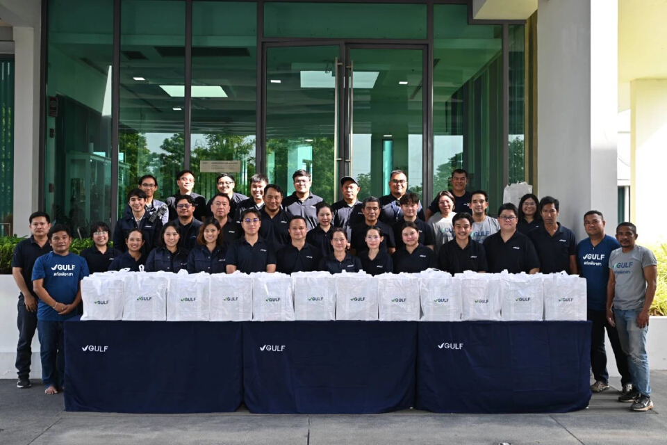 GULF ระดมทีม ‘กัลฟ์อาสา’ ร่วมแพ็คถุงยังชีพ 1,000 ชุด ส่งต่อชายแดนไทย – กัมพูชา