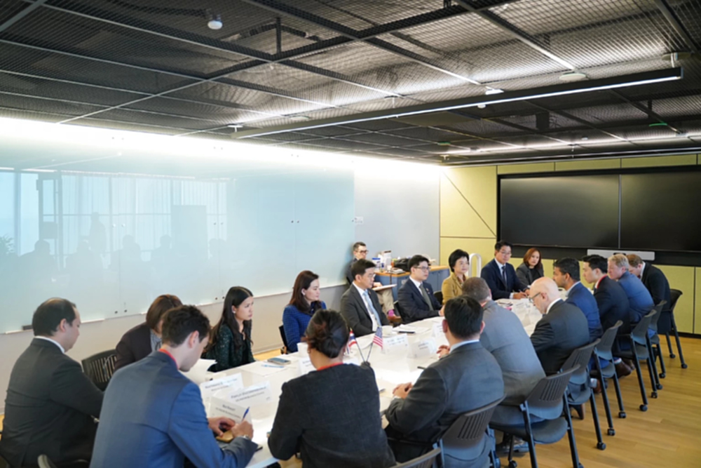 “ฉันทวิชญ์” หารือ USABC  – BCIU ดึงลงทุนในอุตฯเป้าหมายในไทย