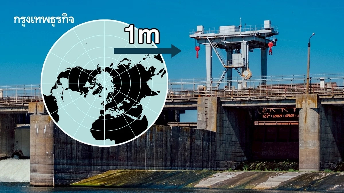 ‘เขื่อน’ ทำ ‘ขั้วโลก’ เคลื่อนที่ 1 เมตร โลกพยายามปรับสมดุล