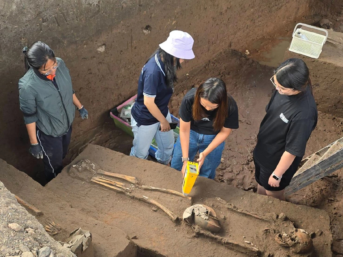 ซินโครตรอน ตรวจธาตุทองโบราณ หลุมศพโนนพลล้านโคราช แหล่งโบราณคดียุคก่อนประวัติศาสตร์