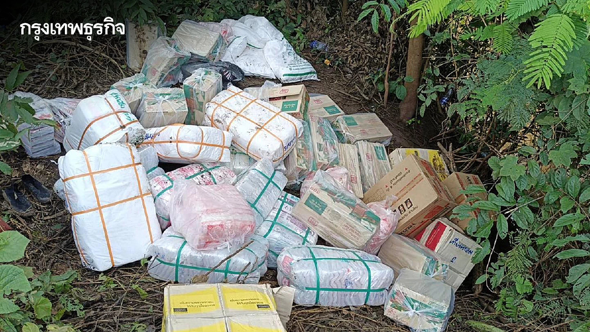 ไหนบอกแบนสินค้าไทย! ทหารยึดเพียบ สินค้าอุปโภค-บริโภค ลักลอบส่งเขมร