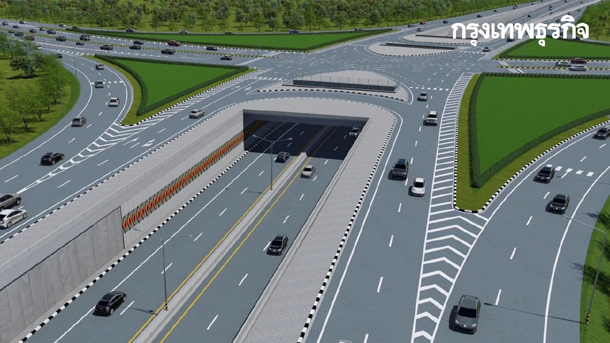 กรมทางหลวงชนบท เดินหน้าก่อสร้างทางแยกต่างระดับสันป่าตอง เชียงใหม่