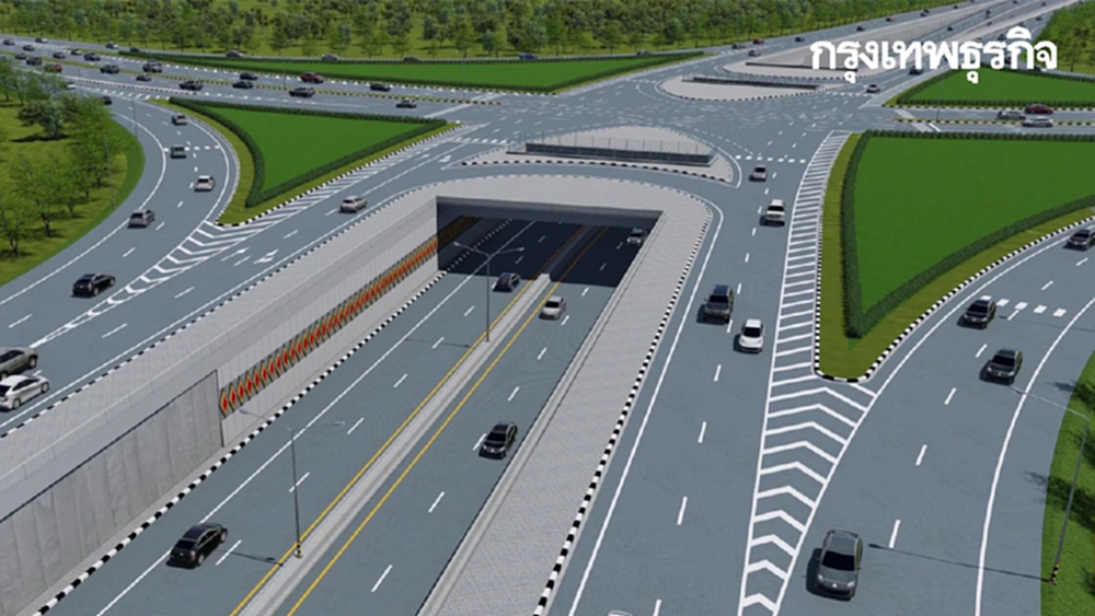 กรมทางหลวงชนบท เดินหน้าก่อสร้างทางแยกต่างระดับสันป่าตอง เชียงใหม่