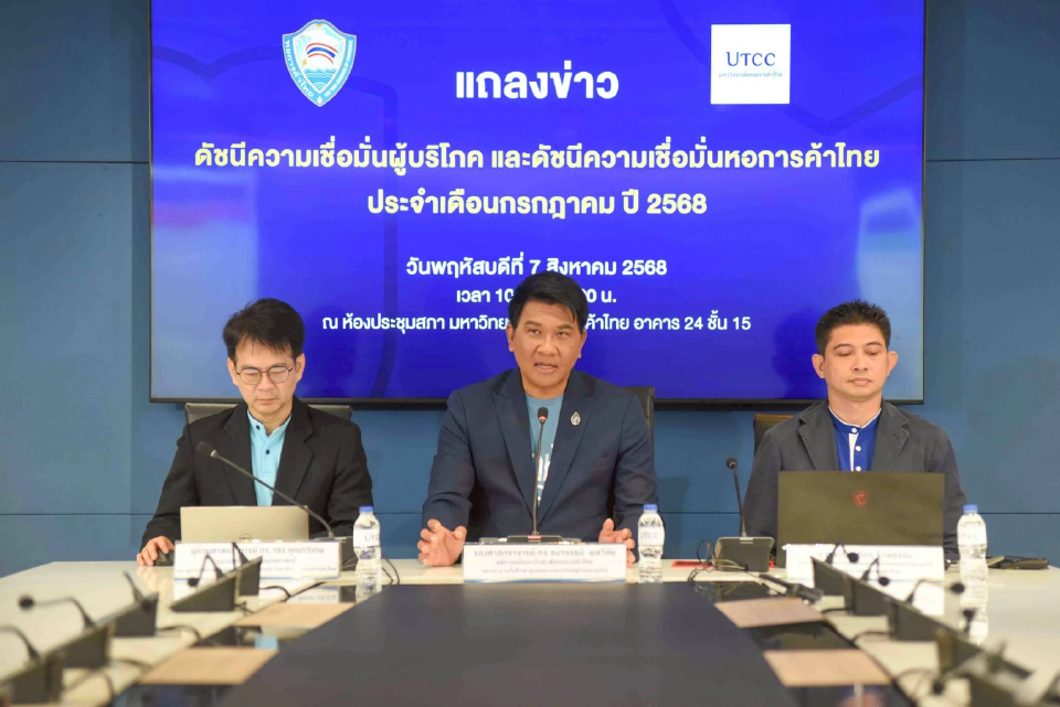 ดัชนีเชื่อมั่นผู้บริโภคดิ่งต่อเนื่องเดือนที่  6 พิษภาษีทรัมป์- ขัดแย้งไทย-กัมพูชา