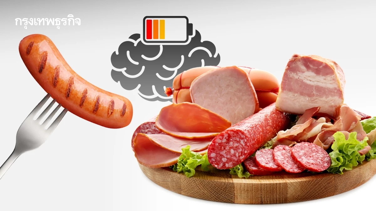 เนื้อแดงแปรรูปวันละ 1 มื้อ เร่งสมองแก่เร็ว แนะสลับกินโปรตีนพืช