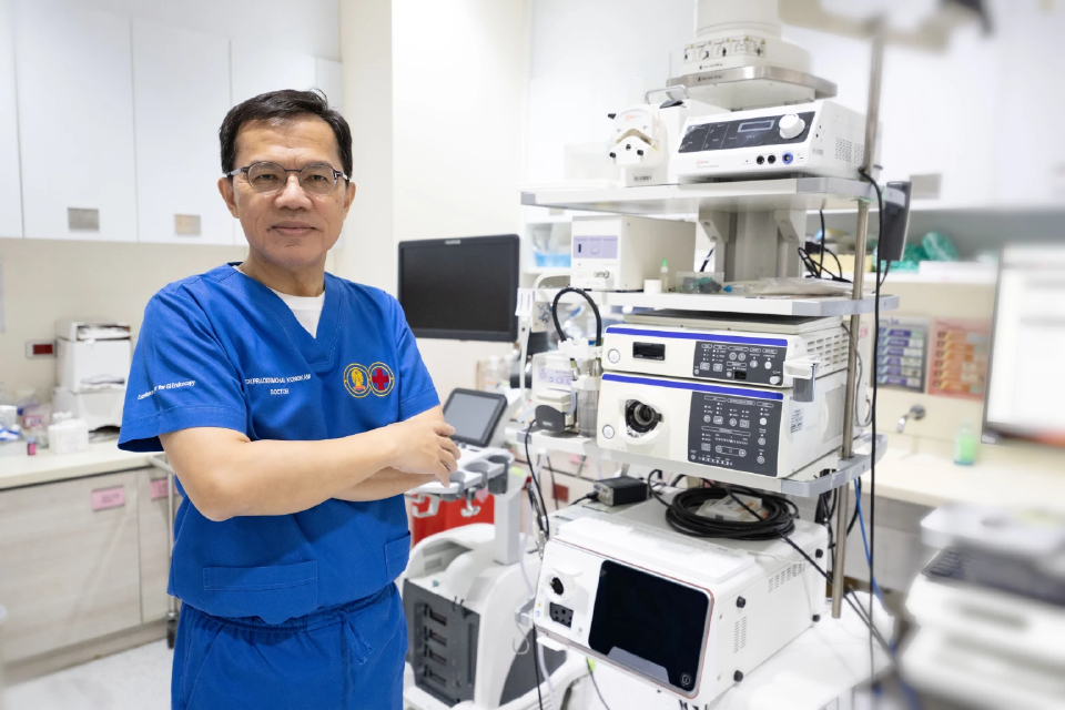 รพ.จุฬา ส่องกล้องทำลายเนื้องอกตับอ่อนไร้แผล แห่งแรกอาเซียน