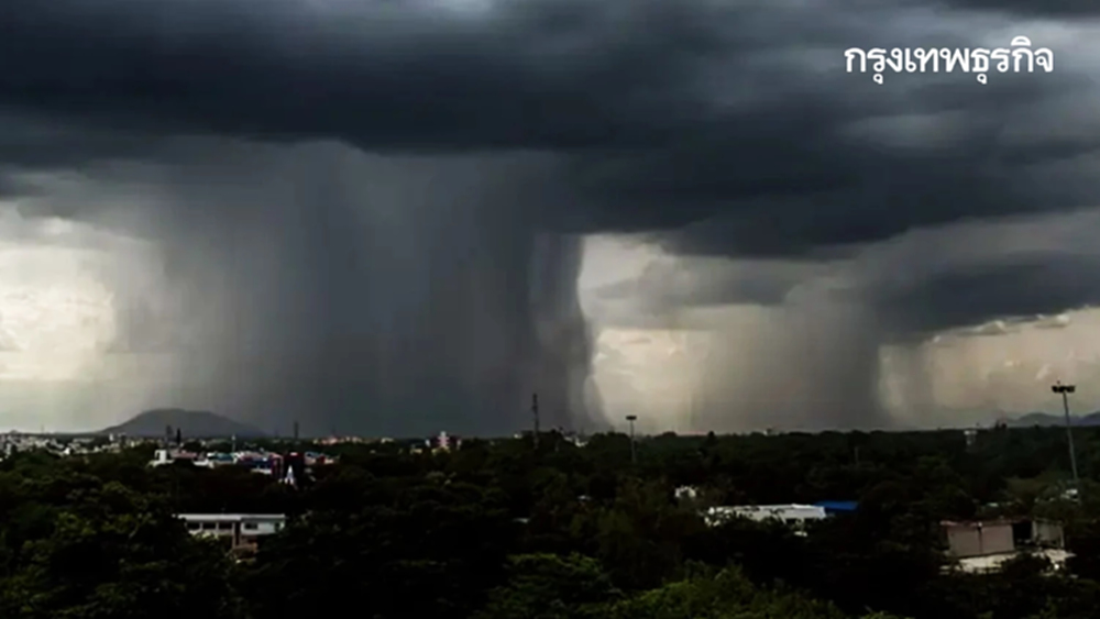 ไทยฝนเพิ่ม กรมอุตุ เตือน ฝนตกหนัก 70% พายุโซนร้อน กระทบไทยคืนนี้