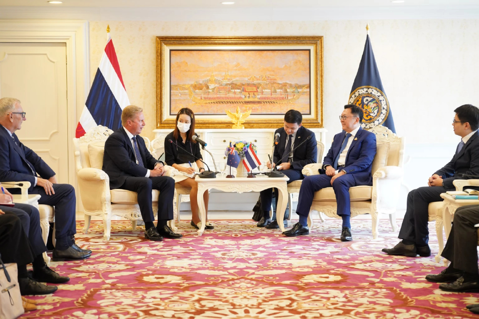 ‘จตุพร‘ ถกรมต.การค้าและการลงทุนนิวซีแลนด์ ขยายความร่วมมือด้านเศรษฐกิจ
