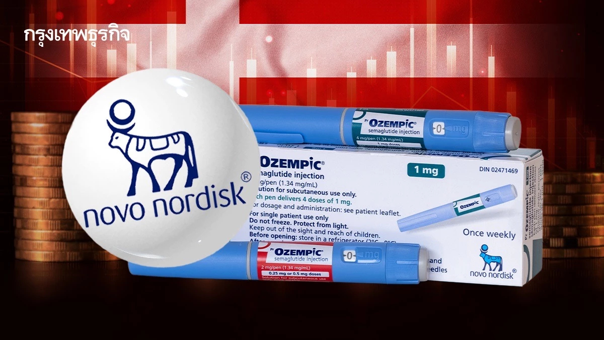 ’ศก.เดนมาร์ก‘ สะเทือน Novo Nordisk หุ้นอุ้มประเทศ ถูกภาษียา 250% ถล่ม