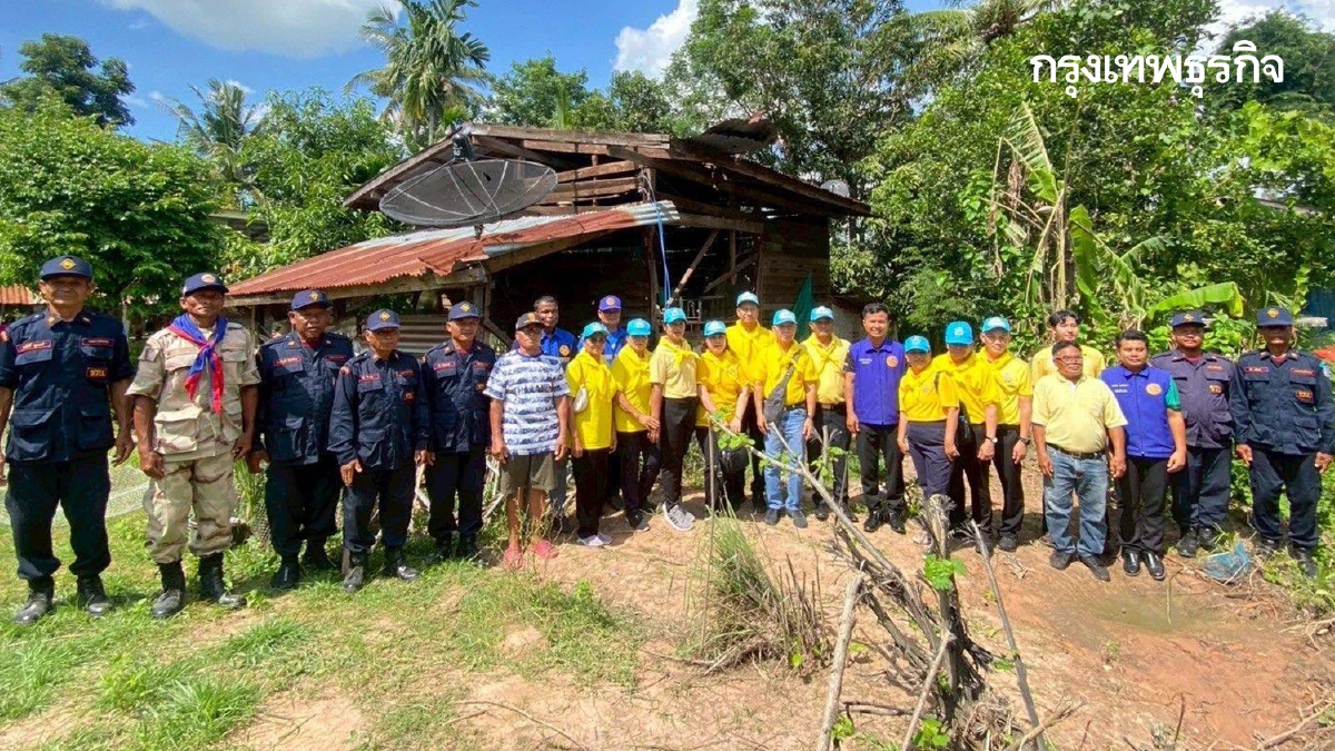 สว. ให้กำลังใจปชช.ชายแดน - มอบเงินเยียวยาชาวบ้านกรวด จ.บุรีรัมย์