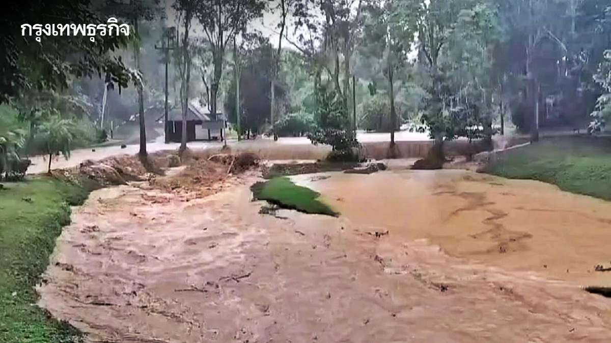 อิทธิพล พายุคาจิกิ ฝนตกหนัก น้ำป่าหลากท่วม อุทยานแห่งชาติแม่จริม