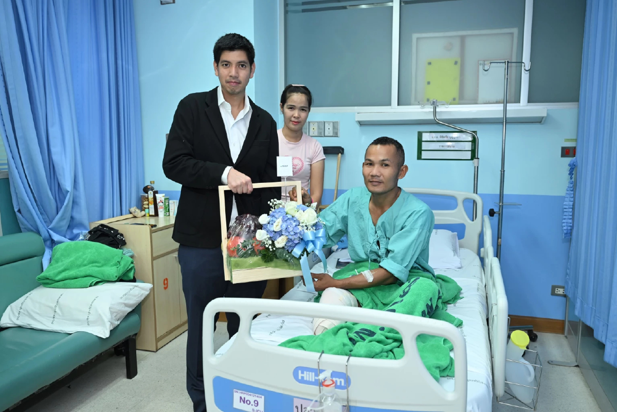 GULF มอบ 2 ล้านบาท จาก ‘กองทุน 100 ล้าน’ ช่วย 2 ทหารกล้าผู้บาดเจ็บจากกับระเบิด