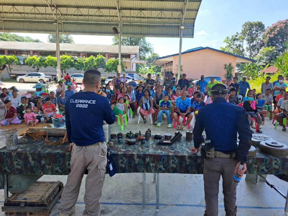 'ศูนย์ทุ่นระเบิดแห่งชาติ' ย้ำ พบวัตถุต้องสงสัยรีบแจ้ง 'จนท.'