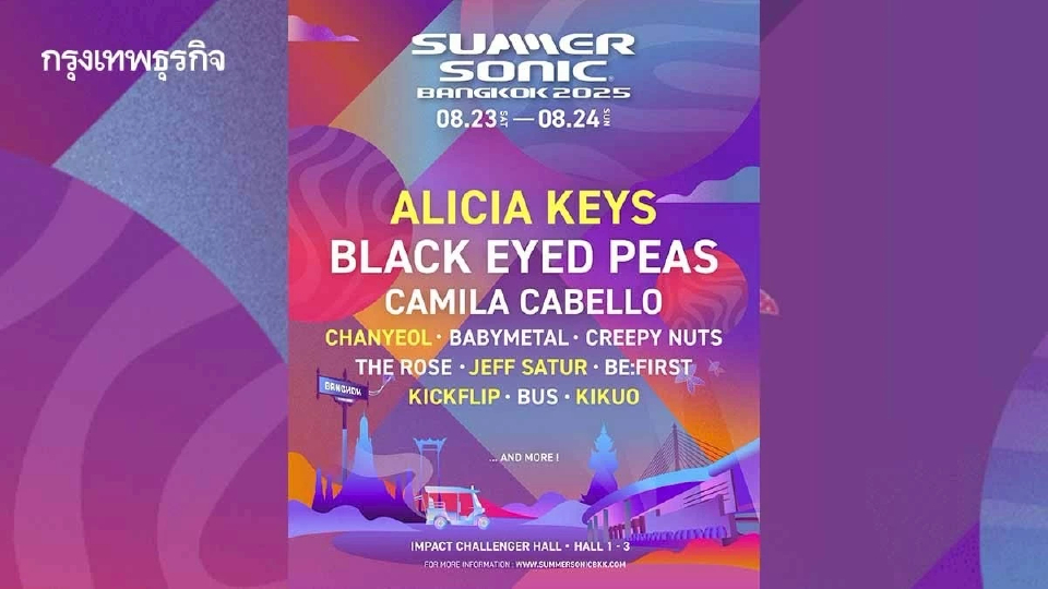 โค้งสุดท้าย Summer Sonic Bangkok 2025 ลำไย ไหทองคำ ประชัน Alicia Keys
