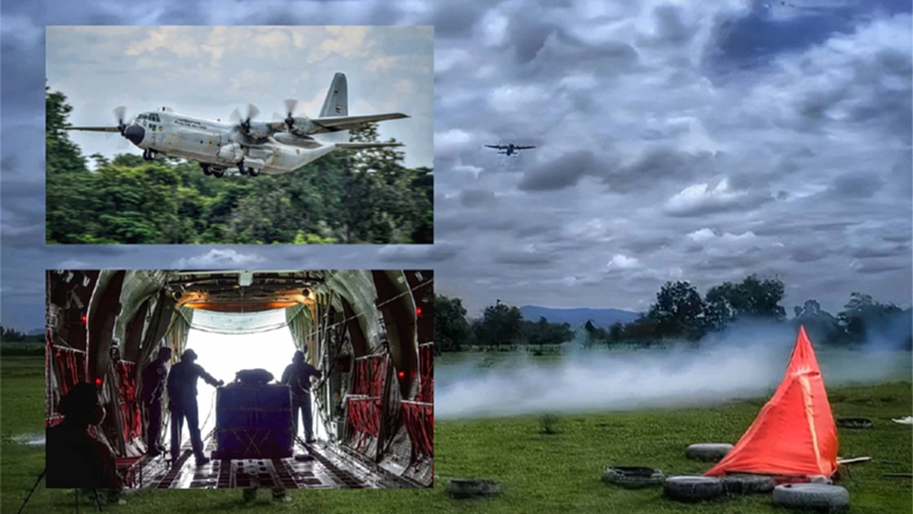 ส่งด่วน ยุทโธปกรณ์ ให้ทหารแนวหน้าพื้นที่การรบ ทอ.พร้อมปฏิบัติการ