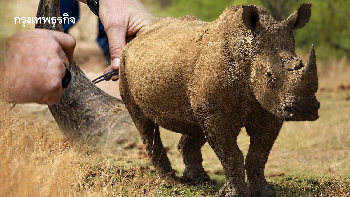 ฉีด ‘กัมมันตรังสี’ เข้า ‘นอแรด’ กลยุทธ์ดักจับ ‘แก๊งลักลอบค้าสัตว์’