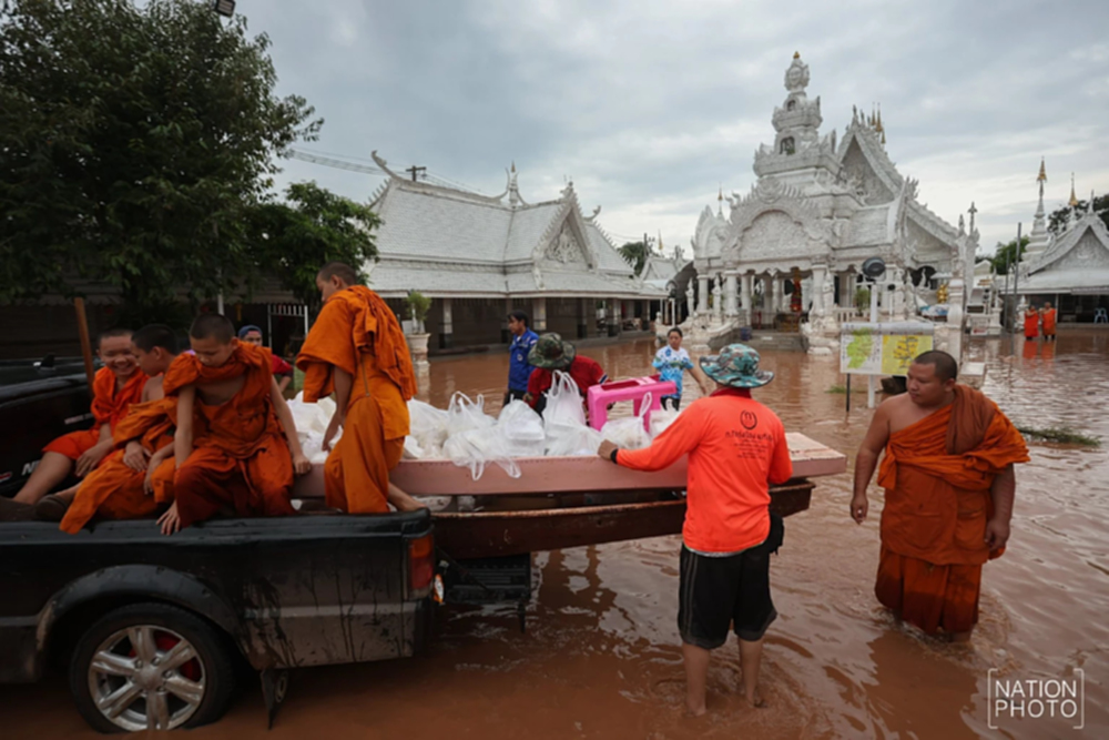 สถานการณ์อุทกภัย เช็กน้ำท่วม 4 จังหวัด เดือดร้อน 8,385 ครัวเรือน
