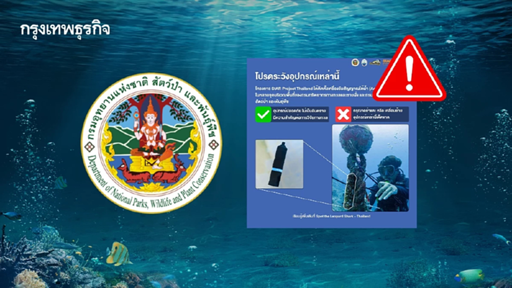 กรมอุทยานฯ เตือนนักดำน้ำ ระวัง 'เครื่องรับสัญญาณ' 20 จุด อ่าวพังงา