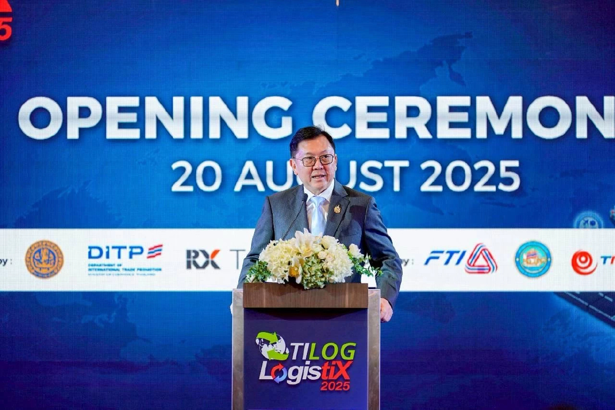 “จตุพร” เปิด“ไทล็อก – โลจิสติกส์ 2025  คาดทำเงินสะพัดกว่า 600 ล้านบาท