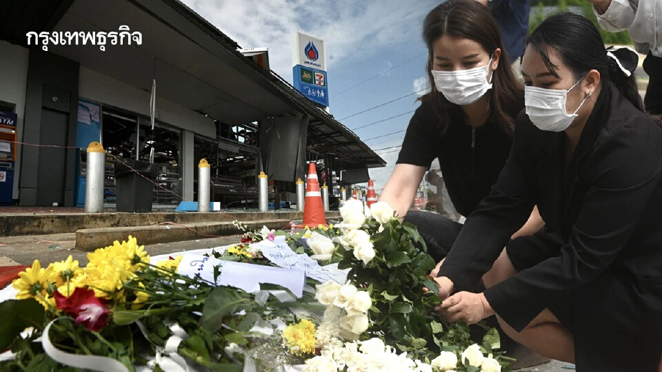 ชาวกันทรลักษ์ หลั่งน้ำตา อาลัยเหยื่อจรวด ปตท. เขมรไร้มนุษยธรรม