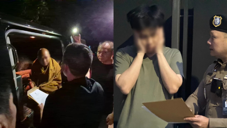 อัปเดต! บุกจับ หลวงพ่ออลงกต-หมอบี คดียักยอกเงินวัด ปิดล้อมตรวจค้น 17 จุด