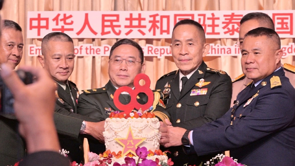 ไทยแห่ร่วมงาน ครบ 98 ปี กองทัพปลดแอกประชาชนจีน สัมพันธ์แน่นแฟ้น