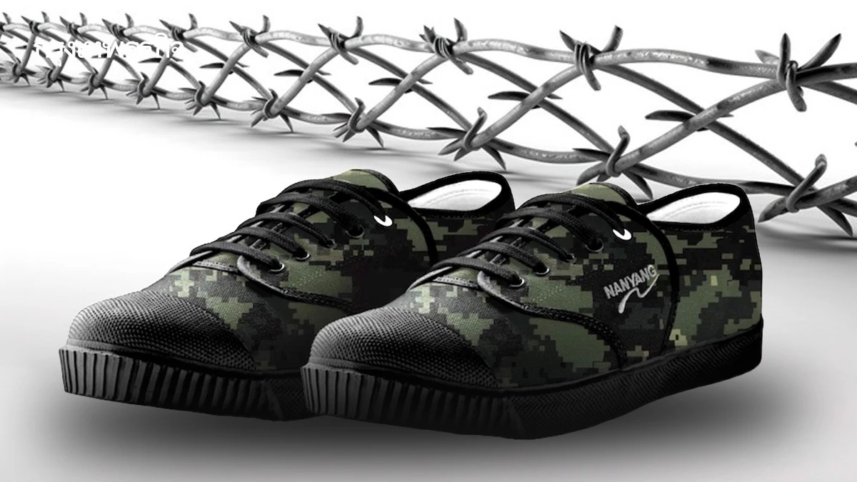 นันยาง ทำดี เปิดตัวรองเท้าลายพราง พิทักษ์ 68 รายได้มอบทหารผ่านศึก