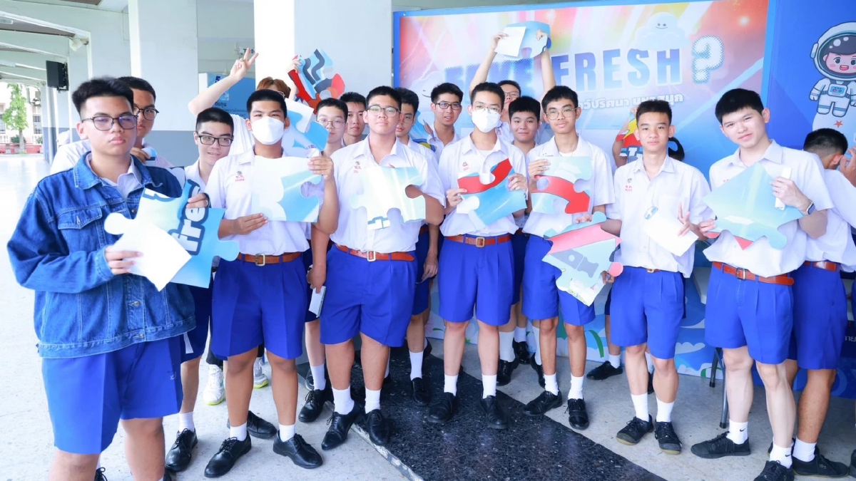 นิทรรศการมีชีวิต FAKE OR FRESH? ลุยสร้างความรู้ ‘เซนต์คาเบรียล‘