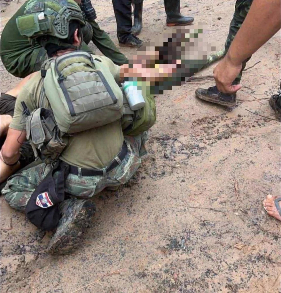 ด่วน ทหารไทย เหยียบกับระเบิด ข้อเท้าขวาขาด ที่ ปราสาทตาควาย 1 นาย