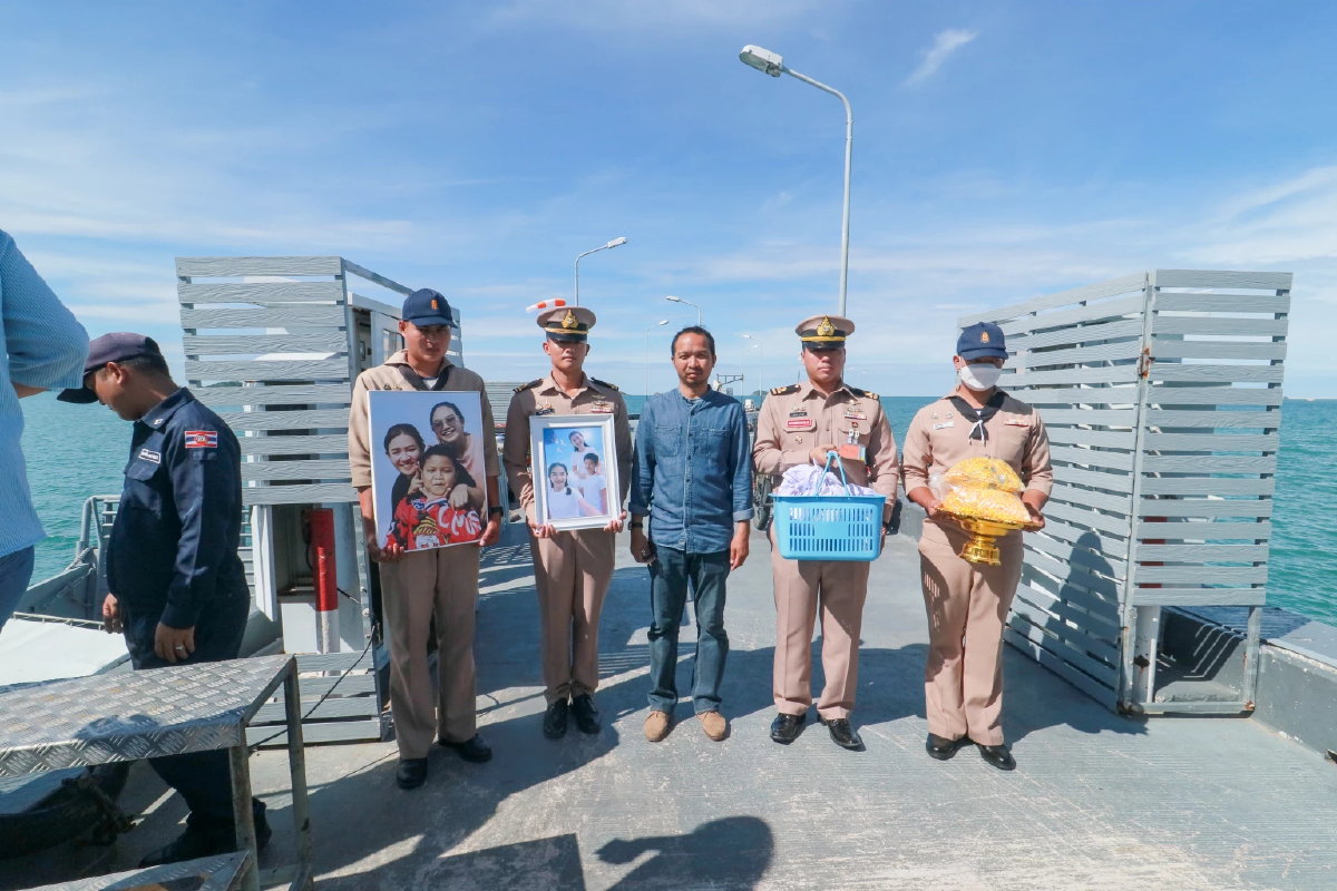 'ทัพเรือ' จัดลอยอังคารผู้เสียชีวิตจากเหตุการณ์ไทย-กัมพูชา