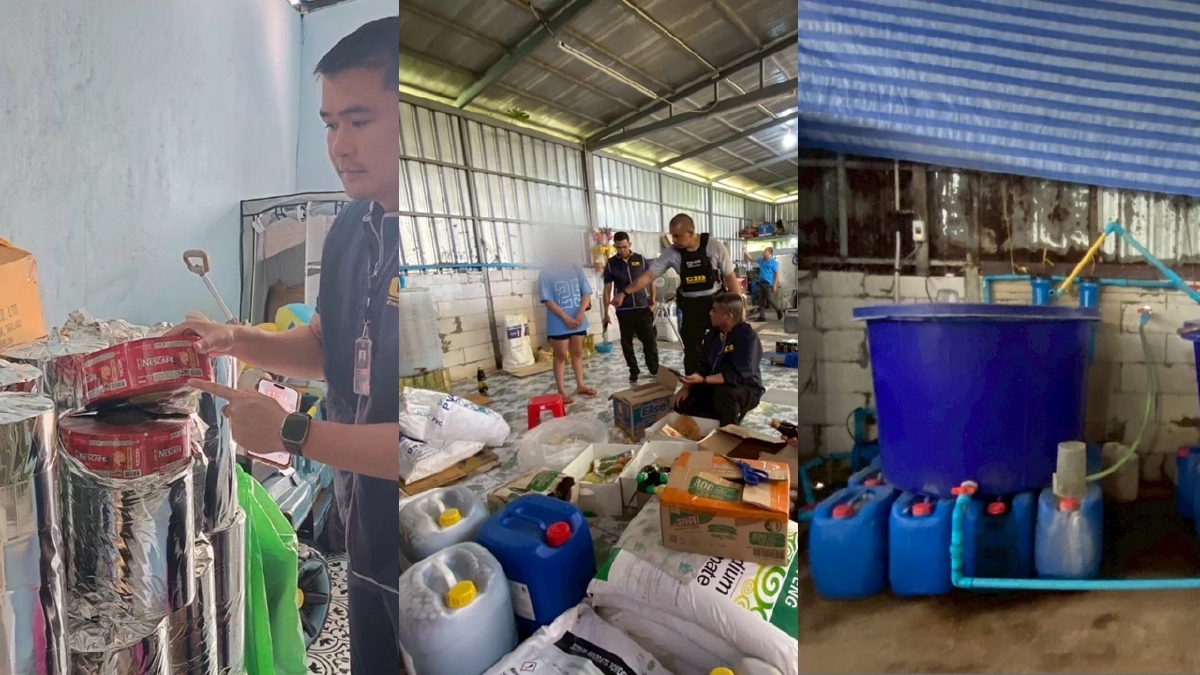 เช็ก! ซีอิ๊ว ซอส กาแฟ ของปลอมขายตลาดค้าส่งทั่วไทย ล่าสุดทลายโรงงาน