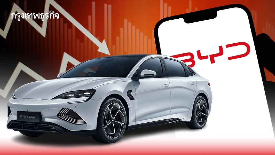 BYD ‘โตช้าที่สุด’ ในรอบ 5 ปี กำไรไตรมาสรูดลง 30% เงินฝืด-สงครามราคารุมเร้า